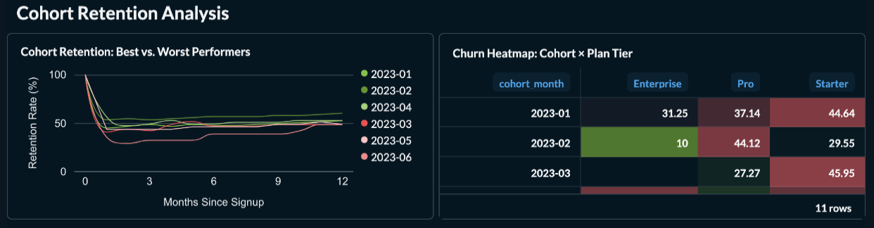 Cohort Retention